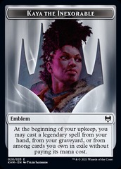 Emblem - Kaya the Inexorable - Foil